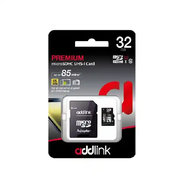 Addlink Pack Memoria Micro Sd Adapt Sd 32 GB Clase 10