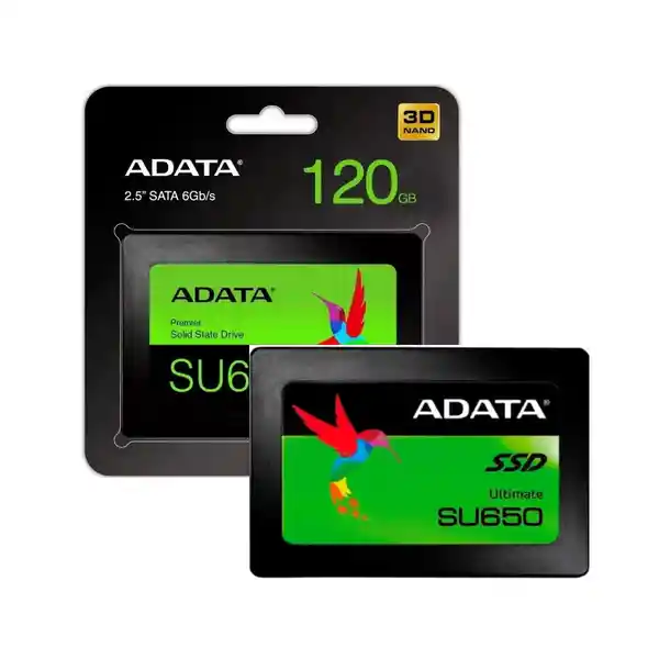 Adata Disco Duro Estado Sólido Ssd 120 GB SU650