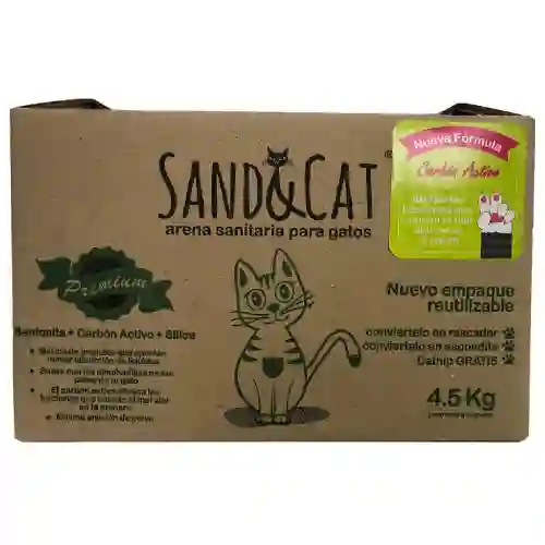 Sand&Cat Arena Para Gato Premium Rascadera - 8 Kg