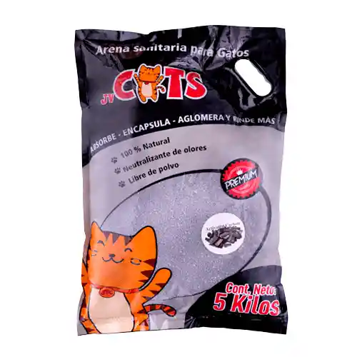 Jv Cats Arena Para Gato Carbón Activado - 5 Kg