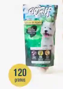 Wolf Comida Húmeda Sobre de Chips de Higado Razas Pequeñas