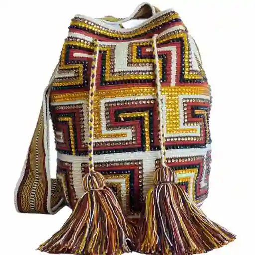 Mochila Bolso Wayuu Grande Luxury L001