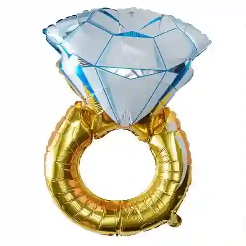 Asecointe Globo Anillo Diamante