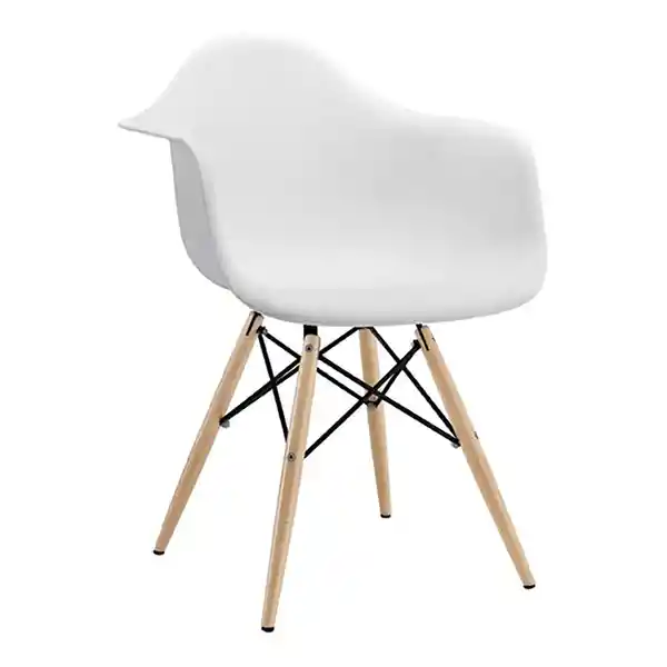 Ekonomodo Silla Brazos Eames Adult Blanco