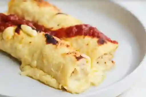 Canelones de Pollo Al Gratín