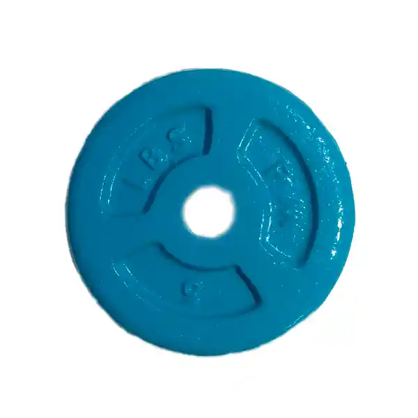 Fitmind Disco de 5 Lb Azul Océano