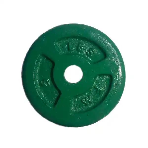 Fitmind Disco de 5 Lb Verde Pino