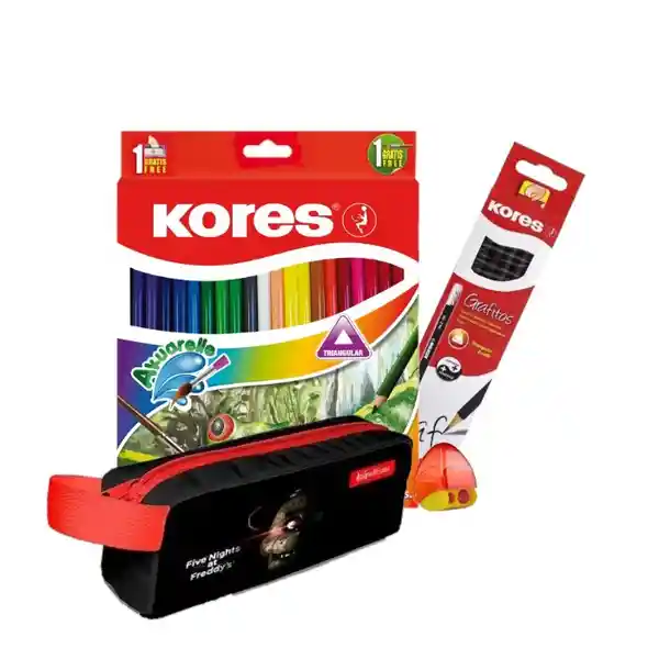 Kores Kit Escolar Regreso a Clase Para Niño Básico