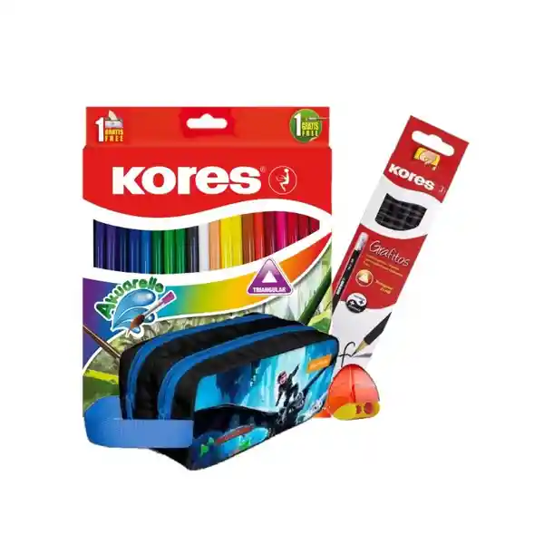 Kores Kit Escolar Regreso a Clase Para Niño