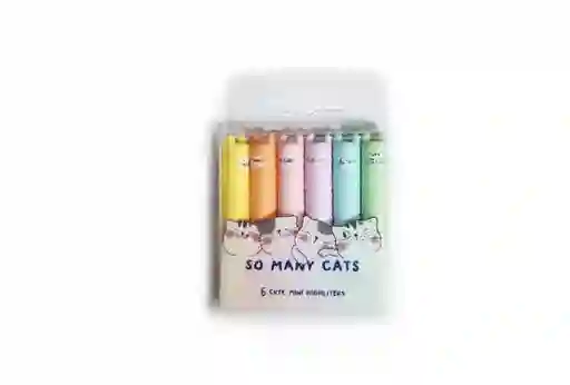 Cats Resaltador Mini Color Pastel