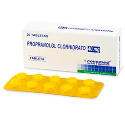 Propranolol Hipertensivo Oral en Tabletas 
