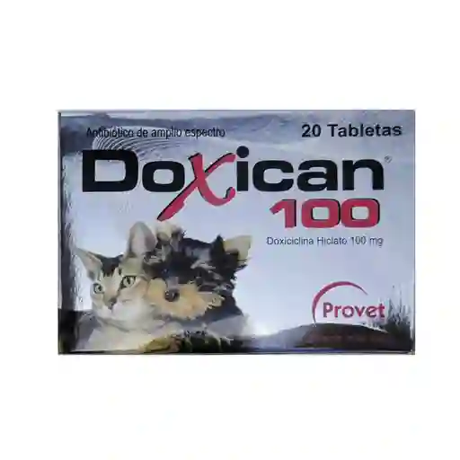 Doxican Antibiótico para Perros y Gatos en Tabletas