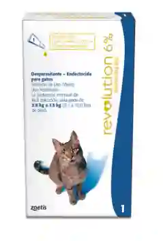 Revolution Antiparasitario 6% Para Gatos 2.6 - 7.5 Kg