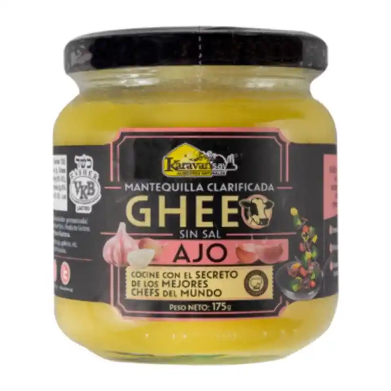 Ghee Mantequilla Clarificada Ajo X 175 Gr