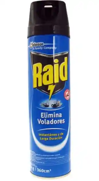 Raid Insecticida Elimina Voladores Instantáneo Larga Duración 