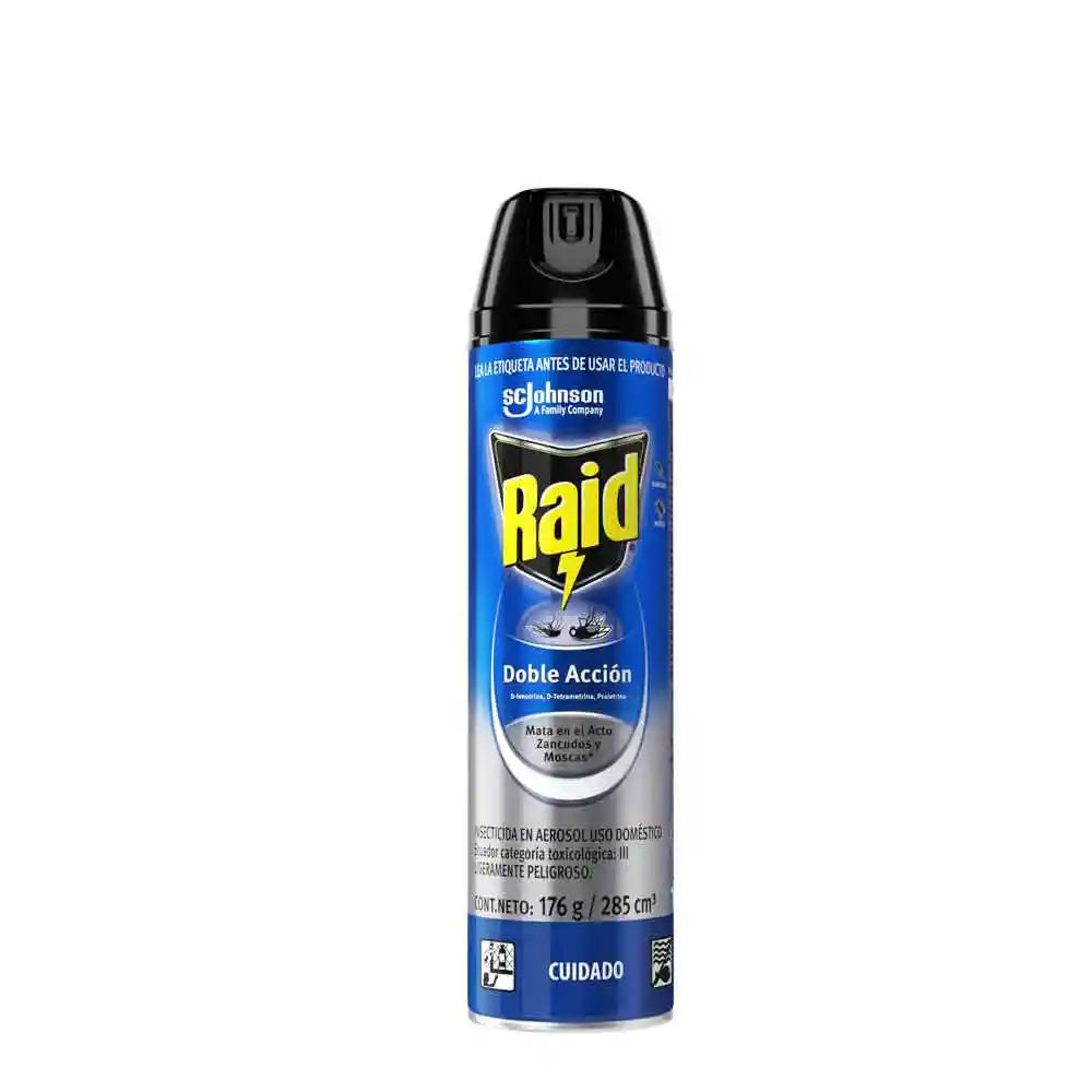 Raid Insecticida Doble Acción.