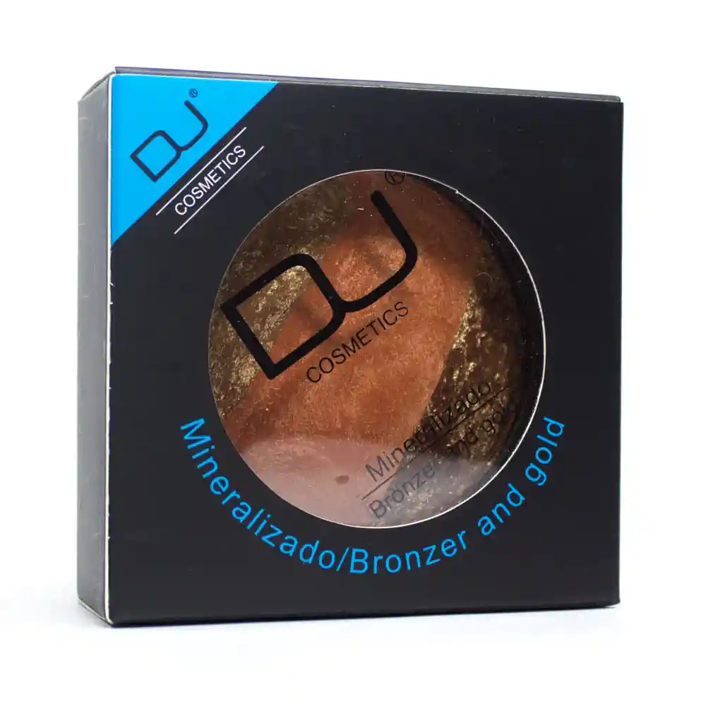 Du Cosmetics Rubor Mineralizado. Bronzer And Gold 03