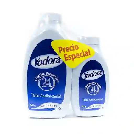 Yodora talco antibacterial