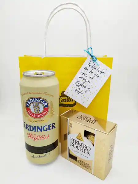 Erdinger Combo+ Ferrero Rocher + Tarjeta