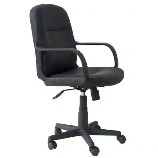 Design Rta Silla De Oficina Pvc Negra