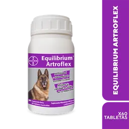 Equilibrium Artro Suplemento Multivitamínico para Perros (110 mg/130 mg/110 mg/86.1 mg)