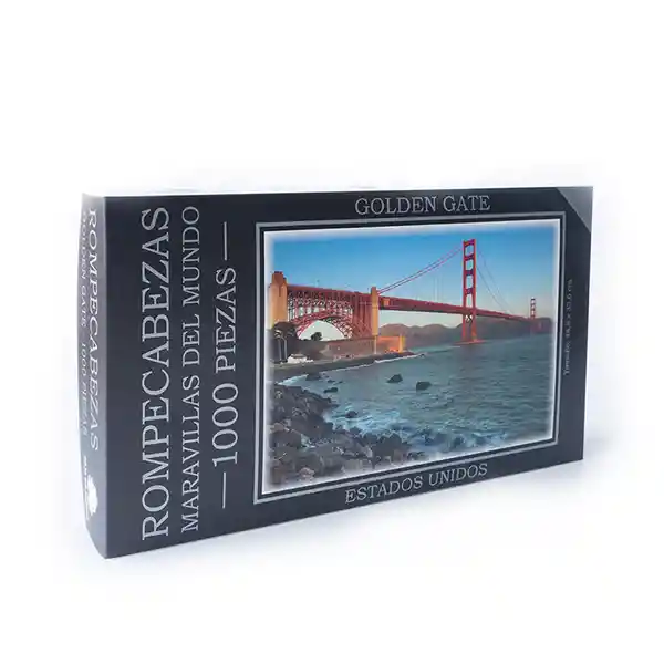 Caja de Juegos Rompecabezas Maravillas Del Mundo Golden Gate