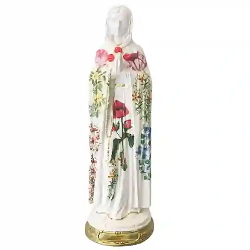 Figura Virgen de la Rosa Mística 32 cm Abasto Deco