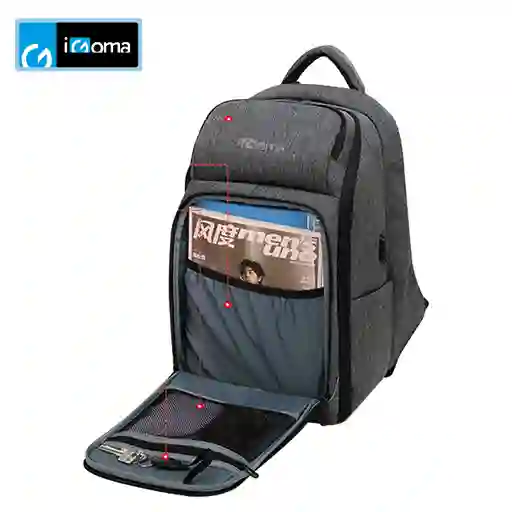 iGoma Morral Security Gear Bag Negro