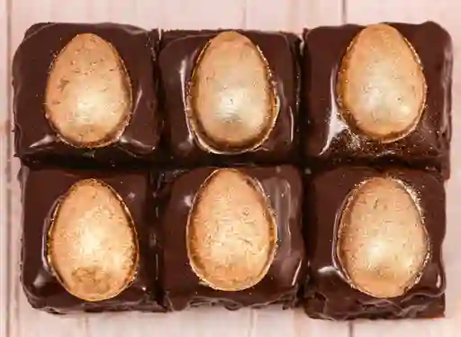 Cajita Minis Brownies X 6 (Huevos de Oro)