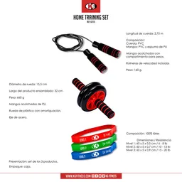 K6 Set Para Entrenamiento en Casa