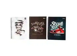 Lukis Cuaderno Grande Argollado 5 Materias Cuadriculado M Design