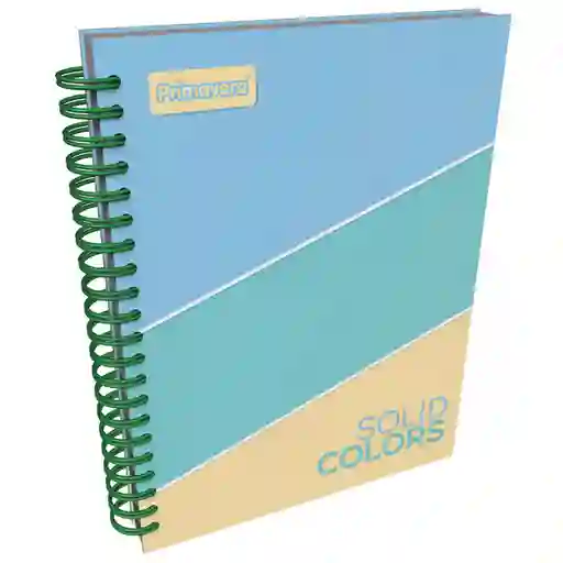 Primavera Cuaderno 5 Materias 105 Solid Colors Mixto Mujer 06