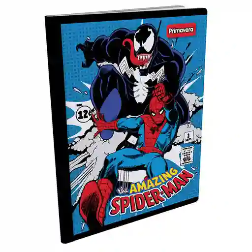 Primavera Cuaderno Cosido 100 Hojas Cuadros Marvel 08