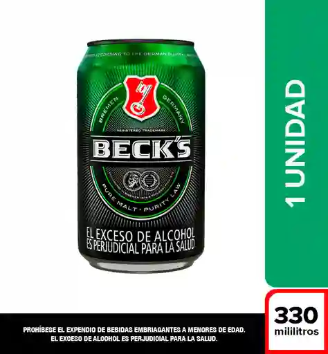 Cerveza Beck's Lta 330ml