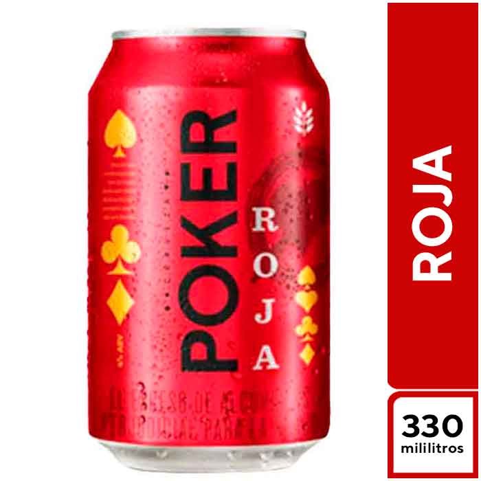 Poker Roja 330 ml