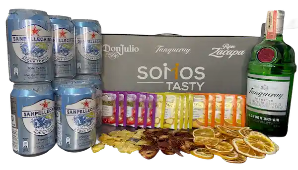 Tanqueray London Dry Gin Kit Tea Tonic Con San Pellegrino 15 Cócteles