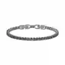 Swarovski Pulsera Gris Hombre Mod. 5514655