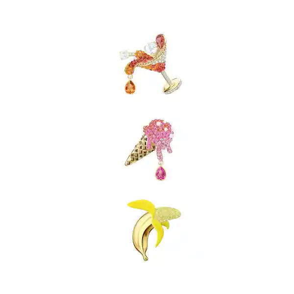 Swarovski Broche Dorado Mujer Mod. 5468254