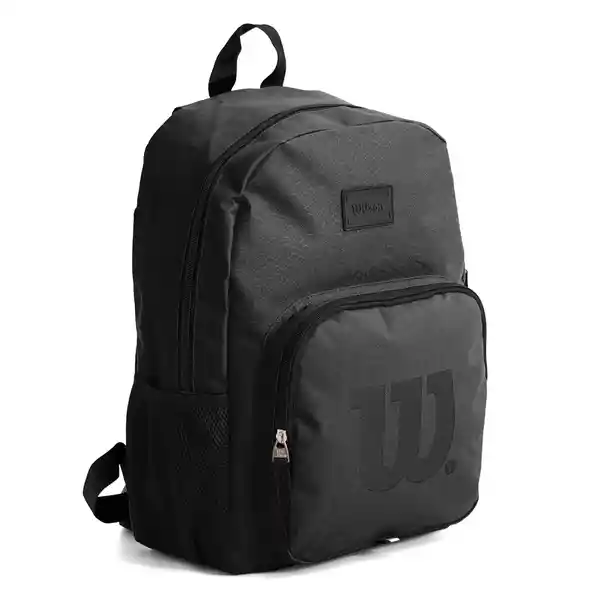 Wilson Morral Capital Tipo Universitario Unisex Negro