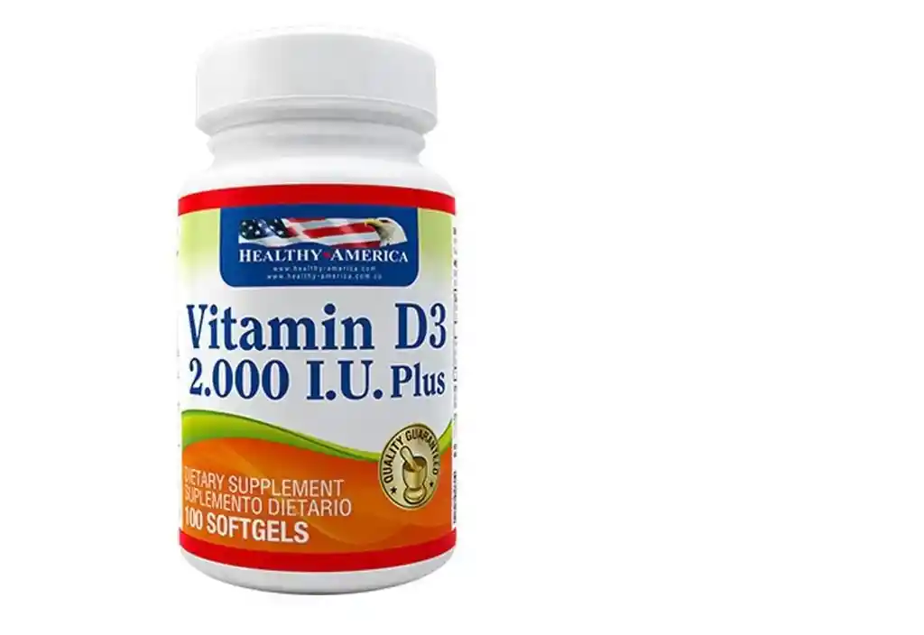 HEALTHY AMERICA Vitamina D3 X 2000 Iu X 100 Soft -