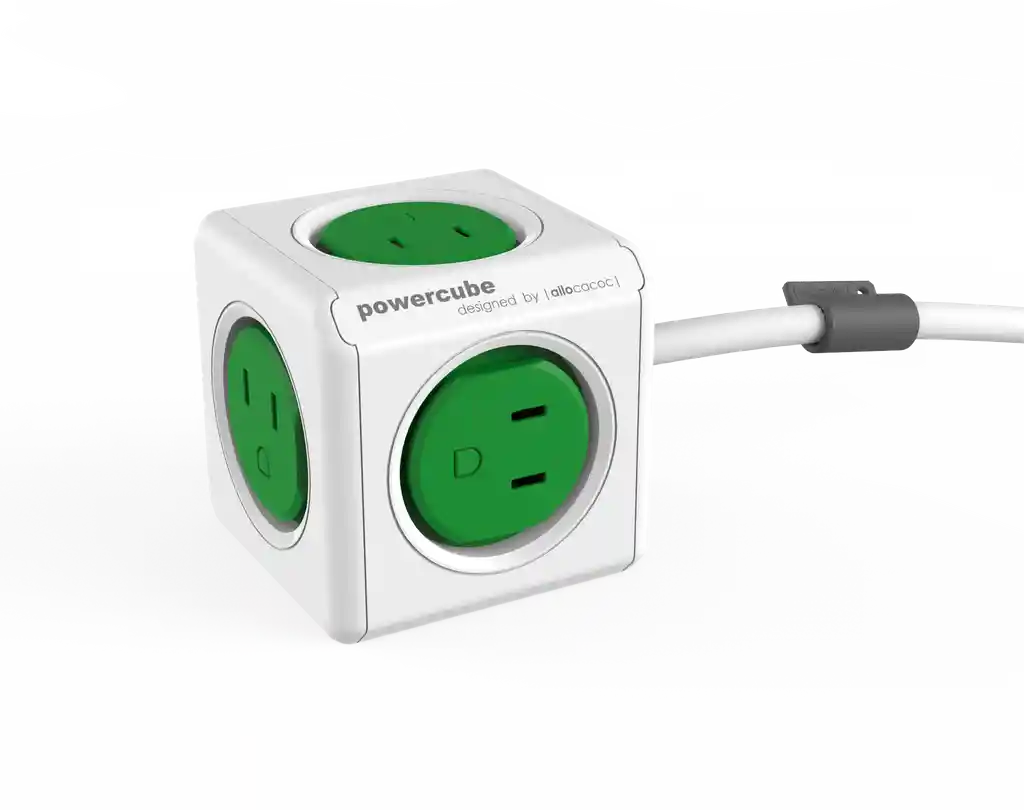 Allocacoc power Cube  1.5 m  verde