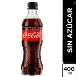 Coca cola 400 ml Sin Azúcar