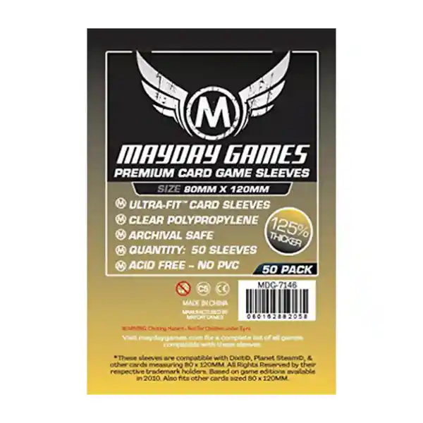 Mayday Games Forro Para Cartas de 80 mm x 120 mm