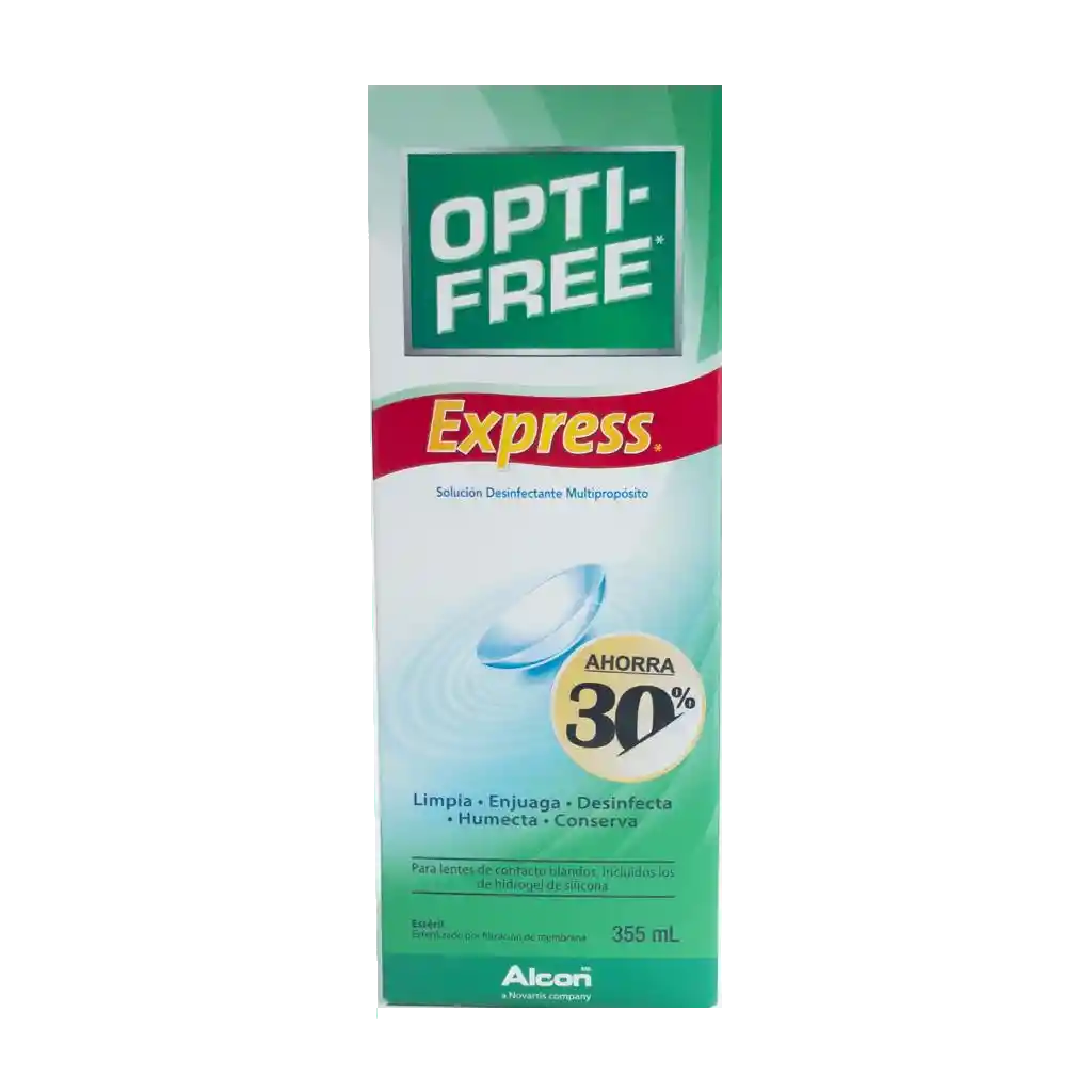  Solucion Desinfectante  Opti Free  Express 355 Ml 
