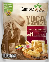 Campo Vivo Yuca en Astillas Congeladas