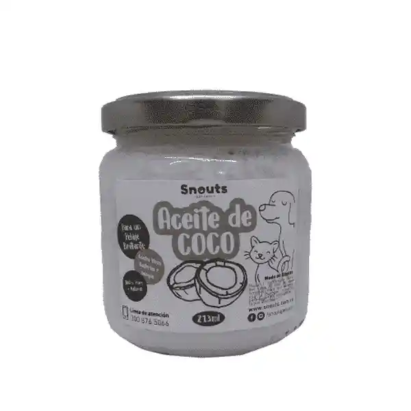 Snouts Aceite de Coco Para Perros y Gato 213 mL