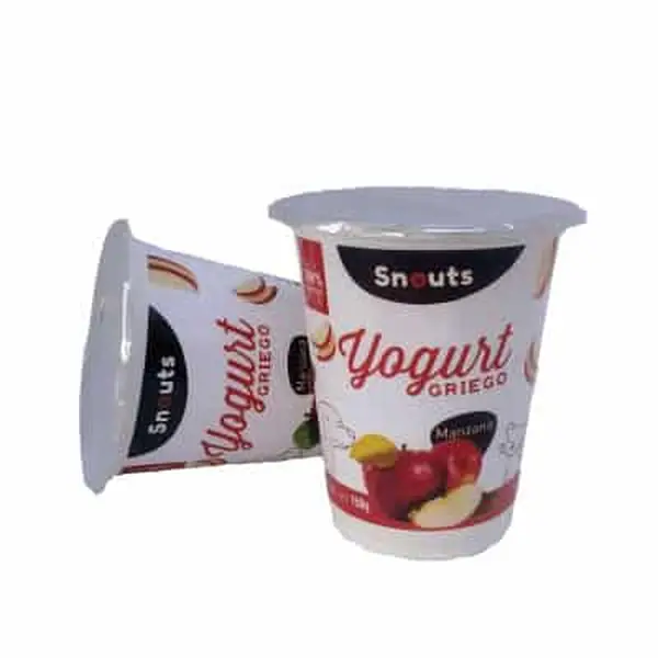 Yogurt Griego Snouts Alimento Para Perro Y Gato Manzana 150 G