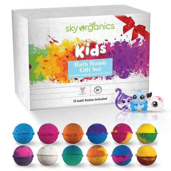 Sky Organics Bombas de Baño Para Niños