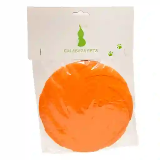 Calabaza Frisby de Goma Resistente (Colores Surtidos) 18 cm