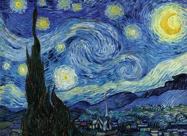 Rompecabezas 1000 Piezas Starry Night / Noche Estrellada Marca Ingenio